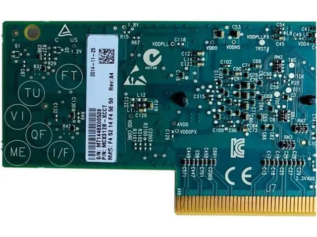Alt view image 3 of 4 - MCX312B-XCCT ConnectX-3 PRO Network Interface Controller 10GbE Dual Port SFP+ PCIe Ethernet Mellanox Adapter Card