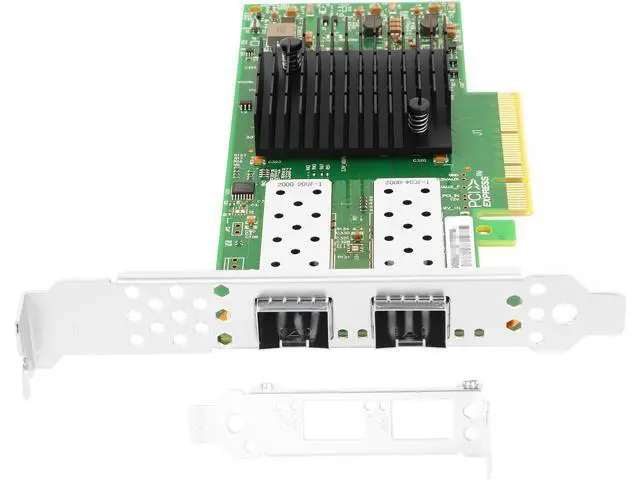 Alt view image 2 of 6 - 10GbE NIC Card for Mellanox MCX4121A-XCAT, PCIe 3.0 x8 10Gb Ethernet NIC with Mellanox ConnectX-4 Chipset, Dual SFP+ Network Card Support RDMA