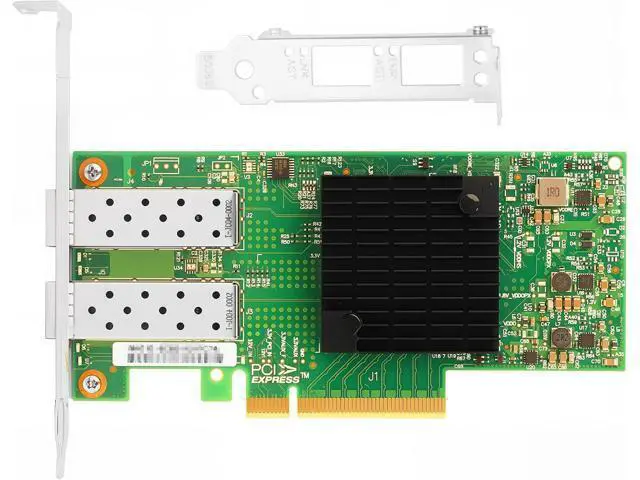 Alt view image 3 of 6 - 10GbE NIC Card for Mellanox MCX4121A-XCAT, PCIe 3.0 x8 10Gb Ethernet NIC with Mellanox ConnectX-4 Chipset, Dual SFP+ Network Card Support RDMA
