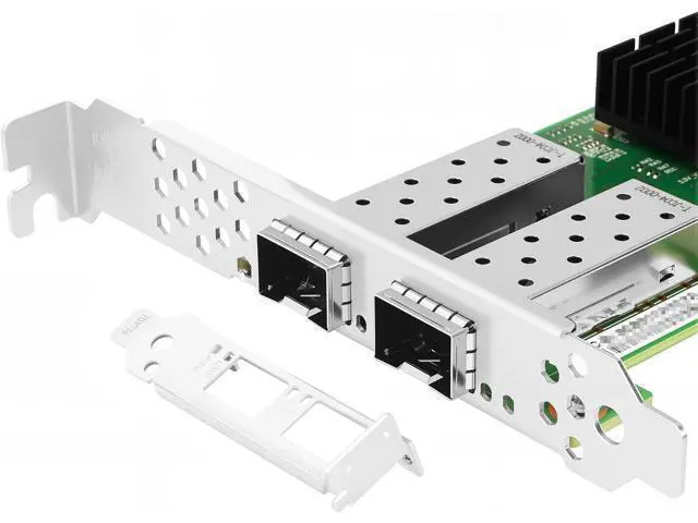 Alt view image 5 of 6 - 10GbE NIC Card for Mellanox MCX4121A-XCAT, PCIe 3.0 x8 10Gb Ethernet NIC with Mellanox ConnectX-4 Chipset, Dual SFP+ Network Card Support RDMA