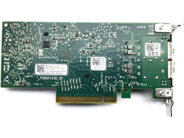 Alt view image 5 of 5 - D-ell 20NJD MELLANOX CONNECTX 4LX 25GBE Dual Port SFP PCI-E X8 LP Adapter 020NJD