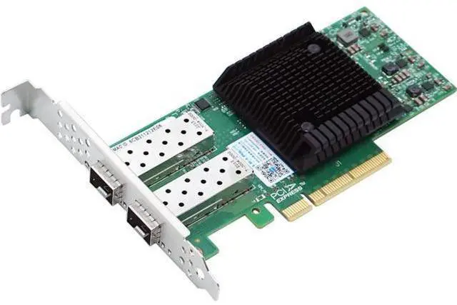 Main image of 25GbE NIC Network Card Compatible with Mellanox ConnectX-4,Dual-SFP28 Ports PCI Express 3.0 X8 Ethernet Adapter Support Windows Server/Windows/Ubuntu