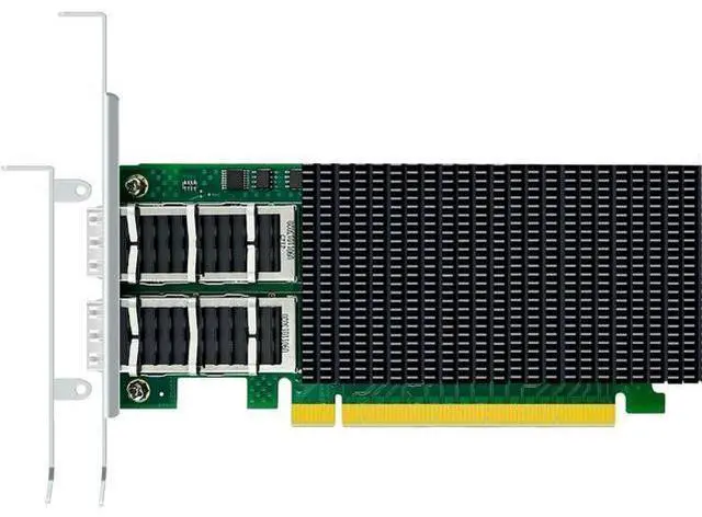 Main image of GLOTRENDS ST7336 Dual Port QSFP28 InfiniBand and Ethernet VPI Adapter Card, EDR IB (100Gb/s) or Ethernet 100Gb, PCIe 3.0 x16, InfiniBand & RoCE RDMA