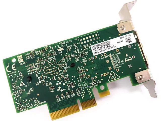Alt view image 5 of 5 - Mellanox MCX311A-XCAT ConnectX-3 EN Network Adapter PCI Express 3.0 x8 Fibre Channel Over Ethernet (FCoE)