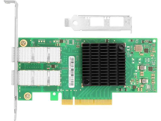 Alt view image 3 of 6 - 25GbE NIC Card for Mellanox MCX4121A-ACAT, PCIe 3.0 x8 25Gb Ethernet NIC with Mellanox ConnectX-4 Lx Chipset, Dual SFP28 Network Card Support RDMA