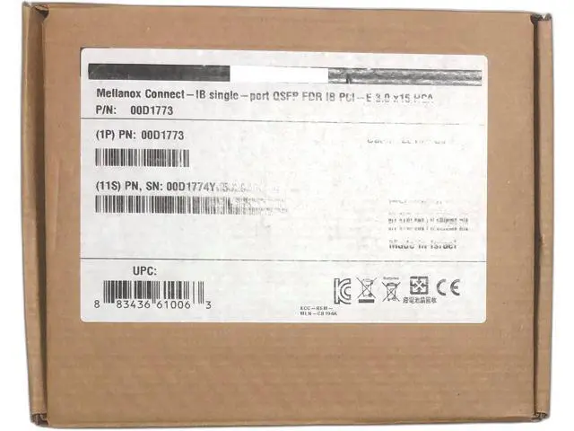 Alt view image 4 of 4 - MCB193A-FCAT MELLANOX Infiniband Host Bus Adapter. New Retail Factory Sealed With Full Manufacturer Warranty.