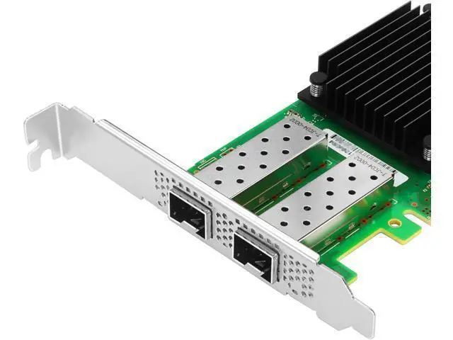 Alt view image 5 of 6 - 25GbE NIC Card for Mellanox MCX512A-ACAT, PCIe 3.0 x8 25Gb Ethernet NIC with Mellanox ConnectX-5 En Chipset, Dual SFP28 Network Card Support RDMA