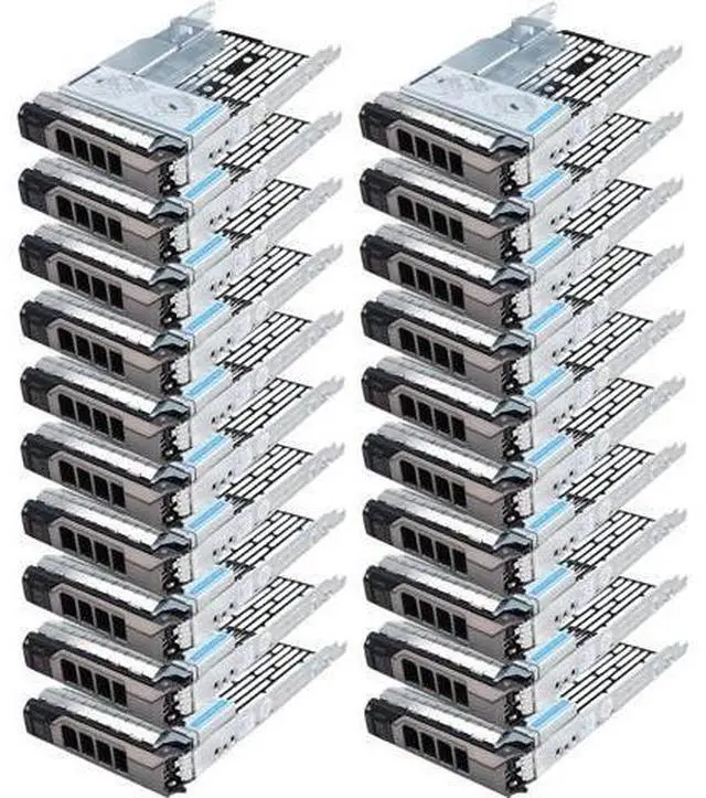 Main image of 20-Pack 3.5" Hard Drive Tray Caddy with 2.5" Drive Adapter Compatible with D-ELL PowerEdge Servers R430 T430 R530 T630 R730 R930 R420 T420 R520 T620 R720 R410 R415 T410 5510 R515 T610 R710 T710