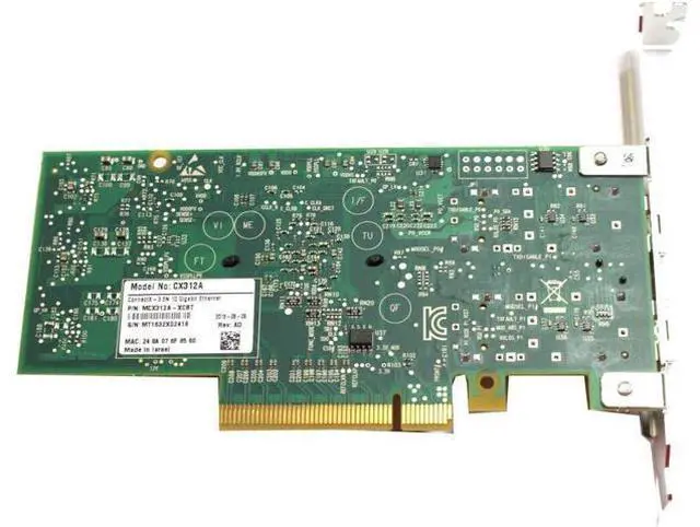 Main image of Mellanox ConnectX-3 10Gb CX312A Ethernet Network Card MCX312A-XCBT Low Profile