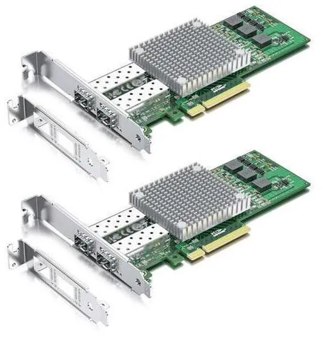 Main image of 10Gb PCI-E NIC Network Card, with Broadcom BCM57810S Chipset, Dual SFP+ Port, PCI Express Ethernet LAN Adapter Support Windows Server/Windows/Linux/VMware, 2-Pack