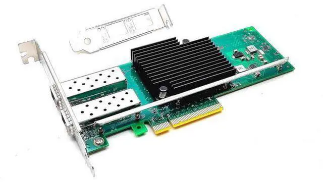 Main image of 10Gb PCI-E NIC Network Card Dual SFP+ Port Ethernet Converged LAN Adapter CNA Compatible with Intel X710-DA2 PCI Express x8/x16 Networking Server Support Windows/Linux/VMware