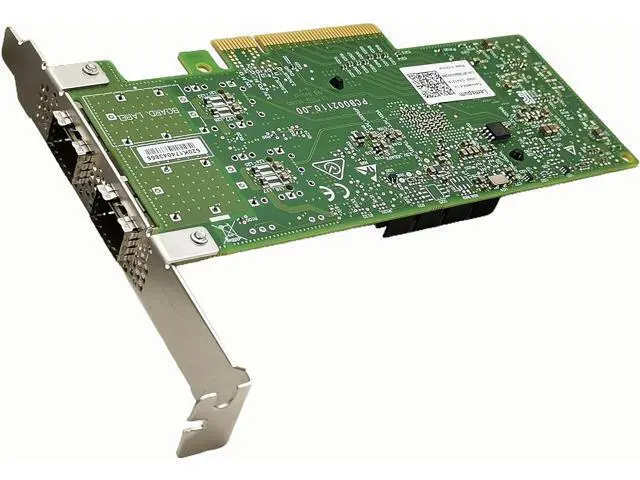 Alt view image 5 of 5 - 10Gb Ethernet Network Adapter MCX4121A-XCAT with Mellanox CX4 Lx EN Chipset, 10GbE NIC Dual-Port SFP28 PCIe3.0 x8, Support Windows/Linux/VMare