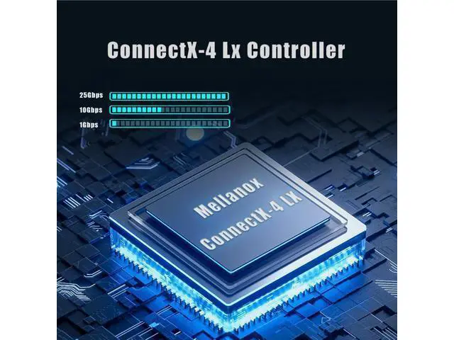 Alt view image 4 of 7 - GLOTRENDS ST7369 Dual Port 25GbE SFP28 PCIe 3.0 x8 Network Adapter Card, Mellanox ConnectX4 Lx, RDMA (RoCE)
