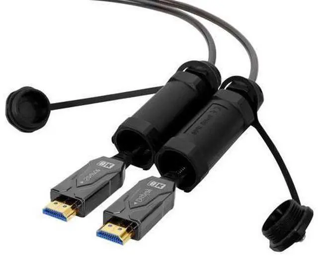 Main image of DTECH 8K Fiber Optic HDMI Cable 50ft Long Metal Armored Waterproof HDMI Cord 8K@60Hz 4K@120Hz 48Gbps 2.1 Ultra High Speed eARC Dolby Atmos Vision HDR HDCP Compatible with TV Soundbar PS5 PS4 Monitor