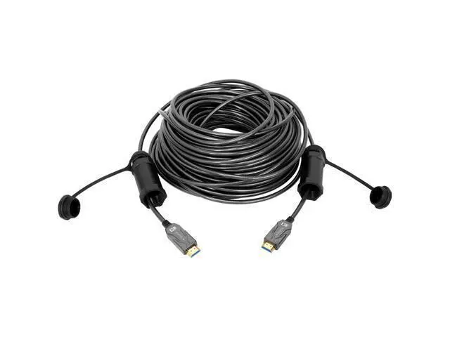 Alt view image 2 of 7 - DTECH 8K Fiber Optic HDMI Cable 50ft Long Metal Armored Waterproof HDMI Cord 8K@60Hz 4K@120Hz 48Gbps 2.1 Ultra High Speed eARC Dolby Atmos Vision HDR HDCP Compatible with TV Soundbar PS5 PS4 Monitor