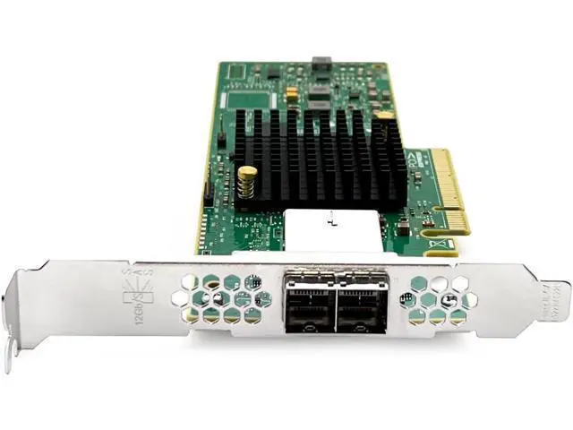 Alt view image 3 of 5 - 12G External PCIe Controller Card, SAS/SATA HBA Card, Broadcom's 3008 Chip, PCI Express 3.0 X8, 2X Mini SAS SFF-8644 Ports,Same as LSI 9300-8E