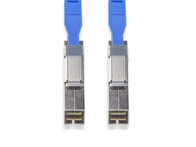 Alt view image 3 of 6 - Mini SAS HD SFF-8644 to SFF-8644 AOC Fiber Optic Cable, 12G External Mini SAS Fiber Cable for Hard Disk Server, SAN, Raid Card, 5-m(13.4-ft)