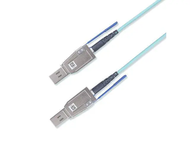 Alt view image 5 of 6 - Mini SAS HD SFF-8644 to SFF-8644 AOC Fiber Optic Cable, 12G External Mini SAS Fiber Cable for Hard Disk Server, SAN, Raid Card, 5-m(13.4-ft)