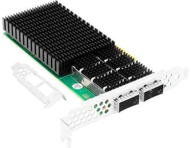 Main image of 100GbE NIC Card for Mellanox MCX516A-CCAT, PCIe 3.0 x16 100Gb Ethernet NIC with Mellanox ConnectX-5 En Chipset, Dual QSFP28 Network Card Support RDMA