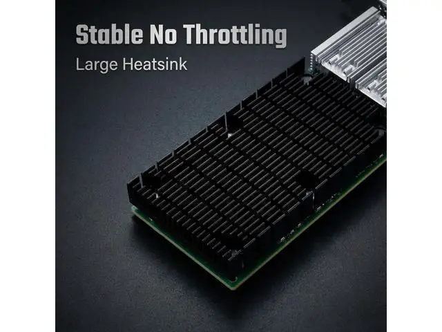 Alt view image 3 of 7 - 100GbE NIC Card for Mellanox MCX456A-ECAT, PCIe 3.0 x16 100Gb VPI Ethernet NIC with Mellanox ConnectX-4 Chipset, Dual QSFP28 IB Network Card Support RDMA