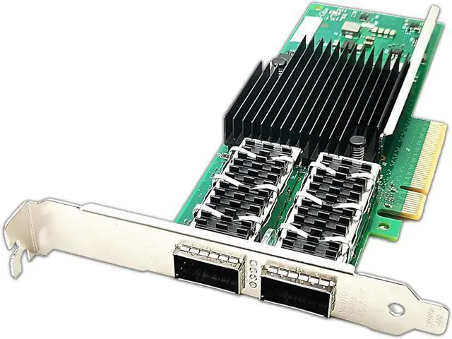 Alt view image 3 of 5 - 40Gb Ethernet Converged Network Adapter(CNA), Dual QSFP+ Ports Compatible with XL710-QDA2 Network Card PCIe x8 40Gbe Server Support Windows/Windows Server/Linux/Freebsd