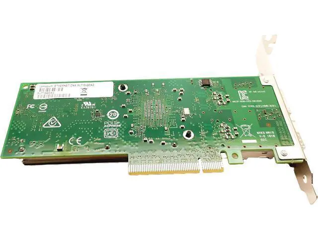 Alt view image 5 of 5 - 40Gb Ethernet Converged Network Adapter(CNA), Dual QSFP+ Ports Compatible with XL710-QDA2 Network Card PCIe x8 40Gbe Server Support Windows/Windows Server/Linux/Freebsd
