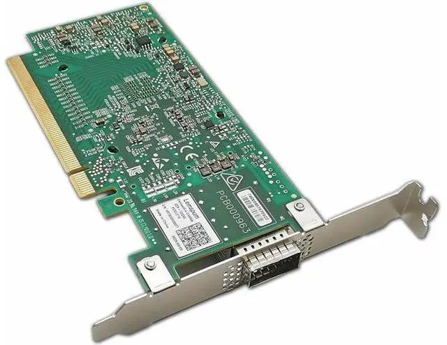 Alt view image 4 of 7 - 100GbE PCIEx16 IB/Ethernet Adapter HCA Single QSFP28 Port with Mellanox ConnectX4 MCX455A-ECAT Chipset, 100Gbps VPI EDR Network Server Card Support Windows/Linux/VMare/OFED