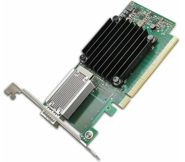 Alt view image 3 of 7 - 100GbE PCIEx16 IB/Ethernet Adapter HCA Single QSFP28 Port with Mellanox ConnectX4 MCX455A-ECAT Chipset, 100Gbps VPI EDR Network Server Card Support Windows/Linux/VMare/OFED