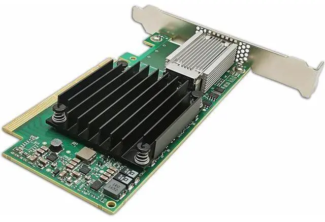 Alt view image 7 of 7 - 100GbE PCIEx16 IB/Ethernet Adapter HCA Single QSFP28 Port with Mellanox ConnectX4 MCX455A-ECAT Chipset, 100Gbps VPI EDR Network Server Card Support Windows/Linux/VMare/OFED