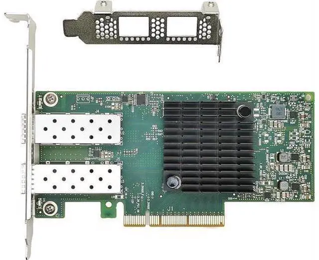 Alt view image 2 of 5 - 10/25GbE PCIE x8/x16 Ethernet Adapter Dual SFP28 Port with Mellanox ConnectX4 Lx MCX4121A-ACAT Chipset, 25gigabit Network Server Card Support Windows/Linux/VMare/OFED