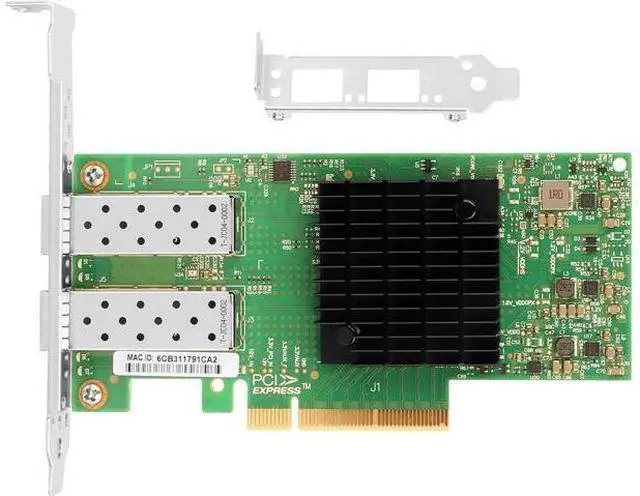 Alt view image 7 of 7 - for Mellanox ConnectX4 LX 25Gb Ethernet Network Adapter, Compare to MCX4121A-ACAT, Dual SFP28 Ports PCIe 3.0X8, RDMA, 25Gigabit NIC for Windows/Windows Server/Linux