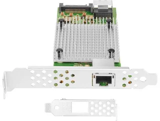 Main image of M.2 to 10GbE RJ45 NIC, Single RJ45 Port with 82599 chip, M.2 + M Key + SFF-8087 with 35cm(13.7in) Cable, 10 Gigabit Network Card for Windows, Linux, UEFI