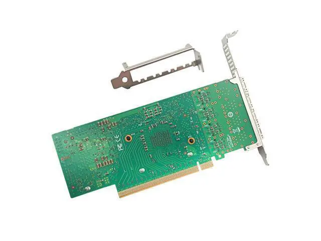 Alt view image 5 of 6 - 25G Network Card, 4-Port SFP28 Adapter, PCIe 4.0 x16, SR-IOV/RDMA/DPDK, for Windows/Linux/VMware Server E810 Controller Inside