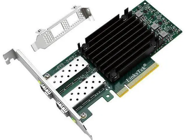Main image of Dual 25Gb/s SFP28 Fiber Port Intelligent RDMA Ethernet Adapter for Virtualization and Storage Servers, Mellanox ConnectX-4 Lx EN MT27711A0 Ethernet Controller, 2X 25GbE PCIE 3.0 x8 NIC Card (CX4121A)