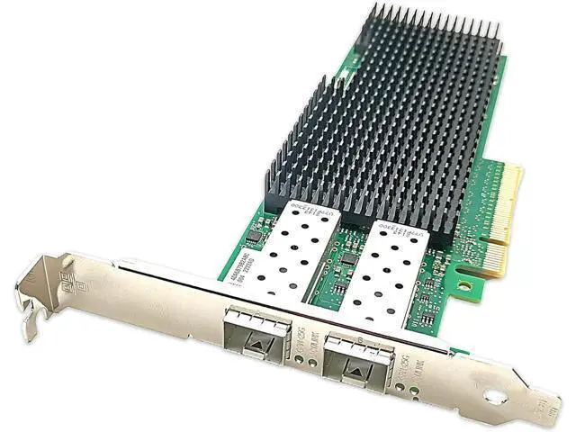Alt view image 3 of 3 - 10/25Gb Dual Converged Network Card (NIC), 25gigabit Ethernet Interface Adapter 2 x SFP28 Port,PCIe 3.0 x 8 Compatible with XXV710-DA2 Support Windows/Windows Server/Linux/Freebsd