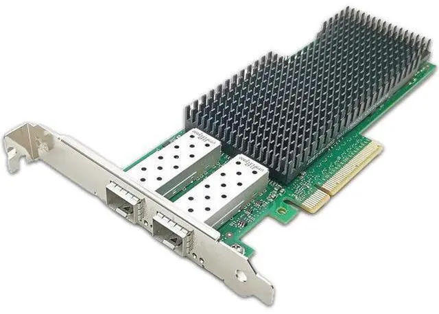 Main image of 10/25Gb Dual Converged Network Card (NIC), 25gigabit Ethernet Interface Adapter 2 x SFP28 Port,PCIe 3.0 x 8 Compatible with XXV710-DA2 Support Windows/Windows Server/Linux/Freebsd
