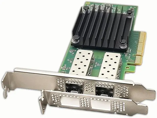 Alt view image 2 of 5 - 10/25GbE NIC with Mellanox CX-5 EN Chipset MCX512A-ACUT, Dual SFP28 Port PCIE3.0 x8, 25G Ethernet Network Adapter Card Support Windows/Linux/VMare/OFED, UEFI Enable