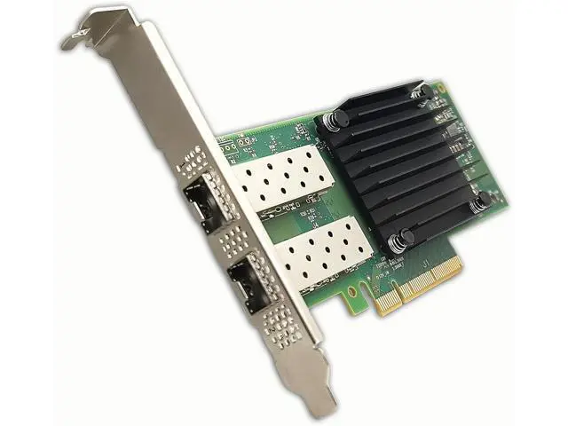 Alt view image 4 of 5 - 10/25GbE NIC with Mellanox CX-5 EN Chipset MCX512A-ACUT, Dual SFP28 Port PCIE3.0 x8, 25G Ethernet Network Adapter Card Support Windows/Linux/VMare/OFED, UEFI Enable