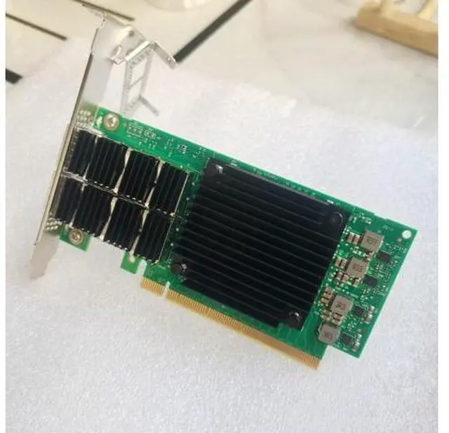 Main image of 100GbE Network Adapter with Mellanox ConnectX-5 Ex Chipset, PCIe 4.0(16GT/s) x16 Ethernet NIC, Dual QSFP28 Infiniband Network Card Compare to MCX556A-EDAT