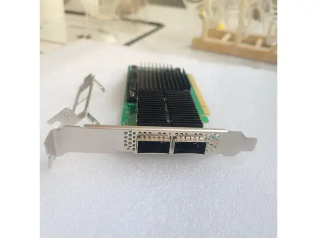 Alt view image 4 of 7 - 100GbE Network Adapter with Mellanox ConnectX-5 Ex Chipset, PCIe 4.0(16GT/s) x16 Ethernet NIC, Dual QSFP28 Infiniband Network Card Compare to MCX556A-EDAT