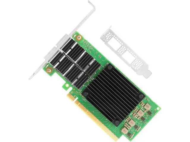 Alt view image 5 of 7 - 100Gb NIC for Mellanox MCX556A ConnectX-5 Chipset, VPI EDR InfiniBand 100GbE Dual-Port QSFP28, PCIe4.0 x16 InfiniBand/Ethernet Adapter Card Supports Windows Server/Linux/VMware