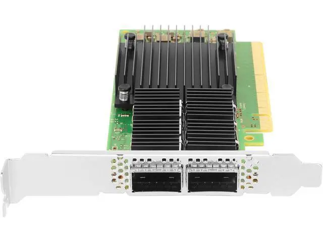 Alt view image 7 of 7 - 100Gb NIC for Mellanox MCX556A ConnectX-5 Chipset, VPI EDR InfiniBand 100GbE Dual-Port QSFP28, PCIe4.0 x16 InfiniBand/Ethernet Adapter Card Supports Windows Server/Linux/VMware