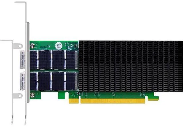 Main image of GLOTRENDS ST7438 Dual Port 200GbE QSFP56 PCIe 4.0 x16 Network Adapter Card, Mellanox ConnectX-6, RDMA (RoCE), for Cloud H-PC Storage