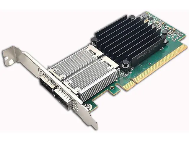 Alt view image 5 of 6 - 100GbE PCIEx16 IB/Ethernet Adapter Dual QSFP28 Port with Mellanox ConnectX4 MCX456A-ECAT Chipset, 100Gbps VPI EDR Network Server Card Support Windows/Linux/VMare/OFED