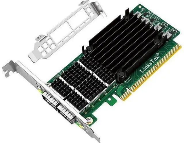 Main image of Dual 100Gb/s QSFP28 Ports Intelligent RDMA Ethernet Adapter for Web 2.0, Cloud and Storage Servers, Mellanox ConnectX-5 EX MT28808A0 Ethernet Controller, 2X 100GbE PCIE Gen 4.0 x16 NIC Card (CX516A)