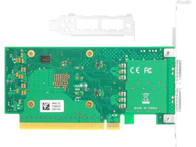 Alt view image 4 of 6 - Dual-Port QSFP56 100GbE SmartNIC for Mellanox ConnectX-6 Dx Ethernet Adapter Card PCIe 4.0 x16 Zero-Touch RoCE Support Windows/Windows Server/Linux