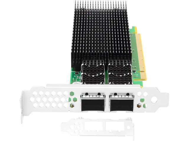 Alt view image 5 of 6 - Dual-Port QSFP56 100GbE SmartNIC for Mellanox ConnectX-6 Dx Ethernet Adapter Card PCIe 4.0 x16 Zero-Touch RoCE Support Windows/Windows Server/Linux