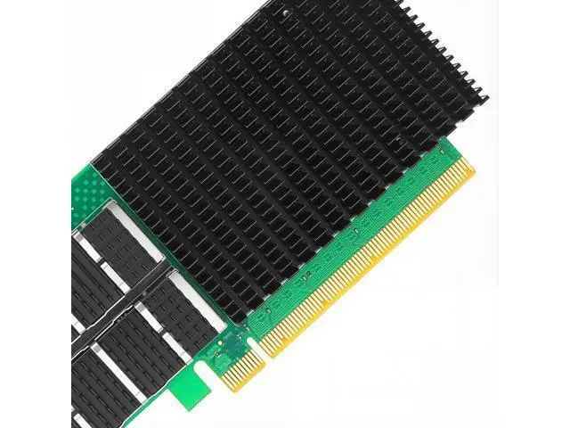 Alt view image 6 of 6 - Dual-Port QSFP56 100GbE SmartNIC for Mellanox ConnectX-6 Dx Ethernet Adapter Card PCIe 4.0 x16 Zero-Touch RoCE Support Windows/Windows Server/Linux
