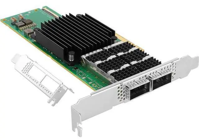 Main image of 200GbE Smart NIC Card for Mellanox MCX653106A-HDAT-SP, PCIe 3.0/4.0 x16 200Gb VPI Ethernet NIC with Mellanox ConnectX-6 VPI Chipset,Dual QSFP56 HDR IB Network Card Support RDMA