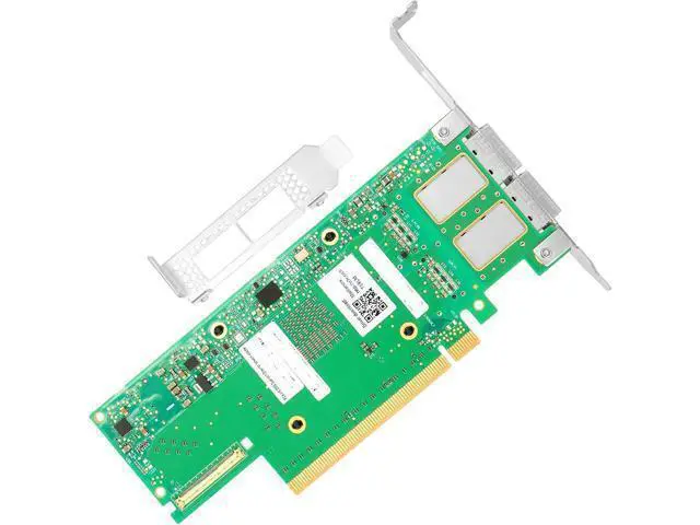 Alt view image 4 of 6 - 200GbE Smart NIC Card for Mellanox MCX653106A-HDAT-SP, PCIe 3.0/4.0 x16 200Gb VPI Ethernet NIC with Mellanox ConnectX-6 VPI Chipset,Dual QSFP56 HDR IB Network Card Support RDMA